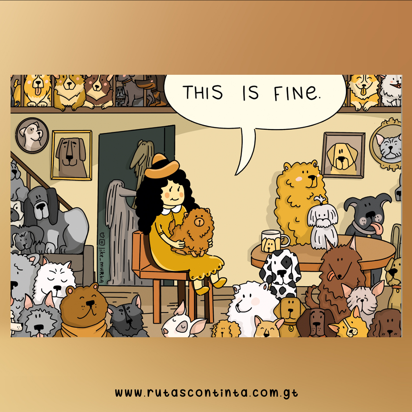 This is Fine - Dog edition